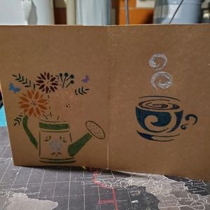 Hand painted greeting cards